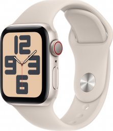 Smartwatch Apple Watch SE 2023 GPS + Cellular 40mm Starlight Alu Sport M/L Beżowy  (mrg13qc/a)