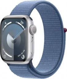 Smartwatch Apple Watch 9 41mm GPS Silver Alu Sport Loop Niebieski  (mr923qc/a)