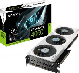 Karta graficzna Gigabyte GeForce RTX 4060 Ti Eagle OC Ice 8GB GDDR6 (GV-N406TEAGLEOC ICE-8GD)