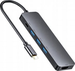 HUB USB Spreest Adapter 5w1 HUB USB-C HDMI 4K Macbook M1 PRO AIR