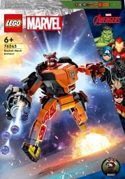  LEGO Marvel Mechaniczna zbroja Rocketa (76243) 4 szt.