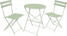  Fancy Garden Zestaw balkonowy Orion stół + 2 krzesła meble do ogrodu Zielony