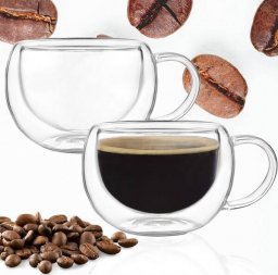  Springos Szklanki termiczne do kawy i herbaty 2 szt. 300 ml