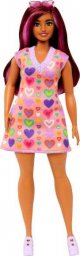 Lalka Barbie Mattel Fashionistas 207 w serduszkowej sukience FBR37 (HJT04)