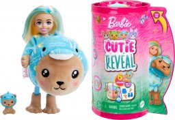 Lalka Barbie Mattel Cutie Reveal Chelsea Miś-Delfin Seria Kostiumy Zwierzaczki HRK30