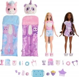 Lalka Barbie Mattel Cutie Reveal Piżama party zestaw HRY15