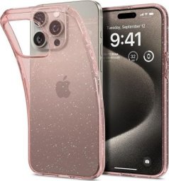  Spigen Liquid Crystal Glitter, rose quartz - iPhone 15 Pro Max