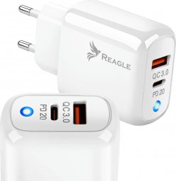 Ładowarka Reagle SZYBKA ŁADOWARKA 20W USB-C QC 3.0 KOSTKA ZASILACZ DO IPHONE 15 PRO GALAXY S