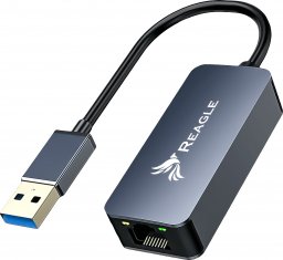 Karta sieciowa Reagle PRZEJŚCIÓWKA USB 3.2 ETHERNET ADAPTER KARTA SIECIOWA LAN RJ45 2,5Gb/s