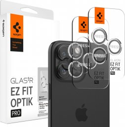  Spigen Szkło na aparat Glas.tR Ez Fit Optik Pro 2-Pack - iPhone 15 Pro / 15 Pro Max / 14 Pro / 14 Pro Max