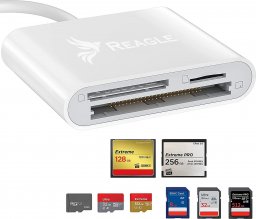 Czytnik Reagle Reagle Czytnik Kart Adapter USB microSD SD CF TF SDXC Mac