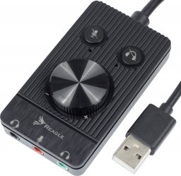 Karta dźwiękowa Reagle Reagle Karta Dźwiękowa USB Słuchawki Mikrofon 48K 16 BIT