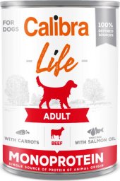  Calibra CALIBRA Dog Life Adult Beef with Carrots 400g