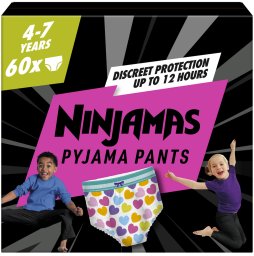 Pampers Pieluchomajtki Ninjamas r. XXL 60 szt. Girl