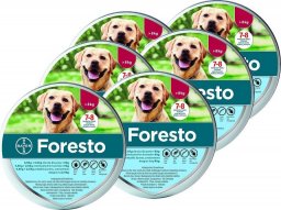  TRITON BAYER Foresto Obroża przeciw kleszczom i pchłom dla psów powyżej 8kg x6
