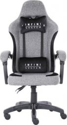 Fotel Zenga Krzesło Gamingowe Fotel Infini System Light Gray