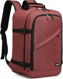 Plecak Kono KONO Plecak podróżny kabinowy do samolotu RYANAIR 40x20x25 czerwony