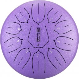 HLURU HUASHU HLURU HUASHU Lotus tongue drum 12" 11 ton Lavender