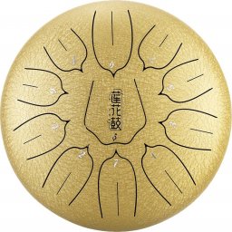 HLURU HUASHU HLURU HUASHU Lotus tongue drum 10" 11 ton Golden