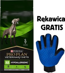  Purina Pro Plan PRO PLAN Veterinary Diets HA Hypoallergenic Karma sucha dla psa 11kg + Rękawica do czesania GRATIS!