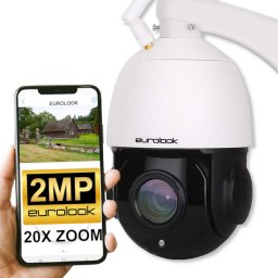 Kamera IP Eurolook Obrotowa Kamera IP Wi-Fi 2MP 20x ZOOM EUROLOOK EDW-3550