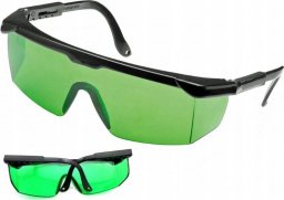  Heckermann Zielone okulary z pokrowcem do poziomicy Heckermann