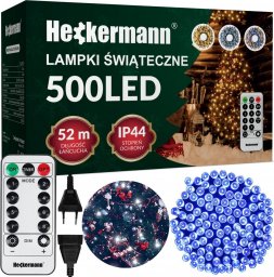 Lampki choinkowe Heckermann Lampki choinkowe świąteczne Heckermann CL-LHL-30/50 - zimne - 500 szt.