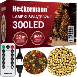 Lampki choinkowe Heckermann Lampki choinkowe świąteczne Heckermann CL-LHL-30/50 - ciepłe - 300 szt.