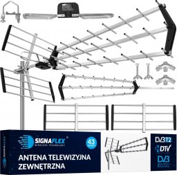 Antena RTV Signaflex Antena telewizyjna Signaflex HD-28E KIERUNKOWA ZEWNĘTRZNA ANTENA DVB-T2 470-862 MHz