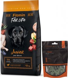  Fitmin  FITMIN For Life Junior Large Breeds 12kg + PRZYSMAK GRATIS !!!