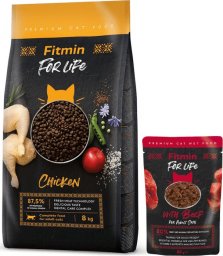  Fitmin  FITMIN Cat For Life Adult Chicken 8kg + PRZYSMAK GRATIS !!!