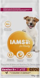  IAMS IAMS-Sucha karma for Vitality dla starszych psów ras małych i średnich, ze świeżym kurczakiem 12kg