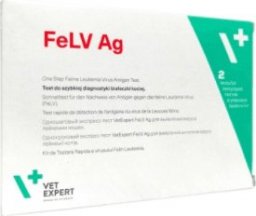  VetExpert VETEXPERT Test diagnostyczny Wirus białaczki kotów (FeLV Ag) 2 szt