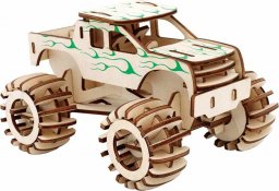  nerd hunters Monster Truck - Drewniany Model Puzzle 3D