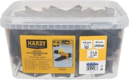  Hardy System do poziomowania płytek 1,5 mm Klipsy + Kliny 150 sztuk