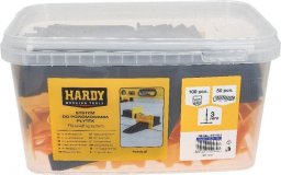  Hardy System do poziomowania płytek 3 mm Klipsy + Kliny 150 sztuk