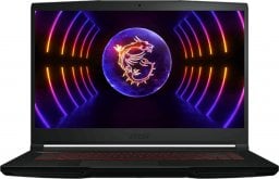 Laptop MSI MSI Thin GF63 12VE-030 - Intel Core i5 12450H / 2 GHz - Win 11 - GeForce RTX 4050 - 16 GB RAM - 512 GB SSD NVMe - 39.6 cm (15.6") 1920 x 1080 (Full HD) @ 144 Hz - Wi-Fi 6