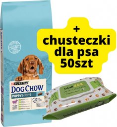 Purina PURINA Dog Chow Puppy Lamb 14kg + Chusteczki pielęgnacyjne 50szt