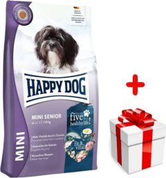  Happy Dog Happy Dog Mini Senior 4kg + niespodzianka dla psa GRATIS!