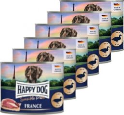  Happy Dog Happy Dog Sensible Pure France (kaczka) 6x200g