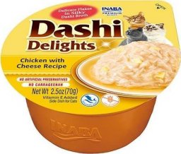  Inaba Foods Inaba DASHI uzupełniająca karma dla kota- bulion o smaku kurczaka i sera 70 g