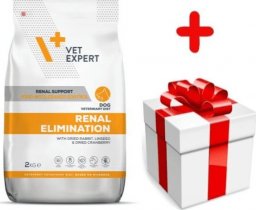  VET EXPERT VETEXPERT Dog Renal Elimination 2kg + niespodzianka dla psa GRATIS!