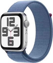 Smartwatch Apple Watch SE 2023 GPS 44mm Silver Alu Sport Loop Niebieski  (MREF3ET/A)