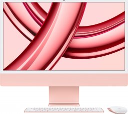 Komputer Apple Apple iMac 24” 4.5K Retina, Apple M3 8C CPU, 8C GPU/8GB/256GB SSD/Pink/SWE Apple