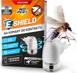  NO PEST Elektro Środek na Komary do Kontaktu E-Shield Urządzenie + Płyn Wkład 30ml