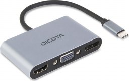 Stacja/replikator Dicota Stacja dokujšca USB-C 5 w 1 4K HDMI/DP PD 100W