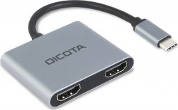 Stacja/replikator Dicota Stacja dokujšca USB-C Portable 4-in-1 D ock 4K 2xHDMI 100W PD