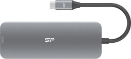 Stacja/replikator Silicon Power Stacja dokująca Silicon Power SR30 8in1 HDMI SD USB-C USB-A RJ45 PD 100W