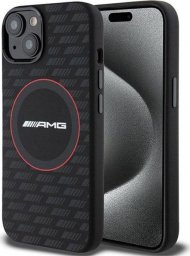 Sourcing AMG AMHMP15S23SMRK iPhone 15 / 14 / 13 6.1" black/black hardcase Silicone Carbon Pattern MagSafe