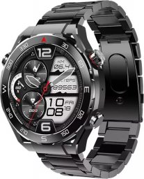 Smartwatch iWear iWear HW5 Aluminum Men Inteligent Sport BT Call Smart Watch 1,52'' Amoled Heartrate / Oxygen Black